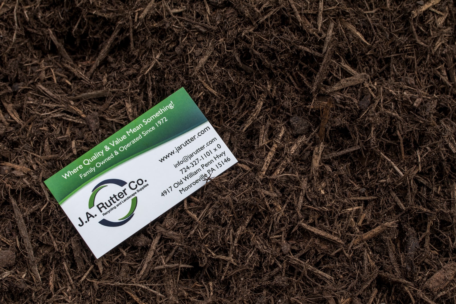 Double Bark Mulch from JA Rutter Company